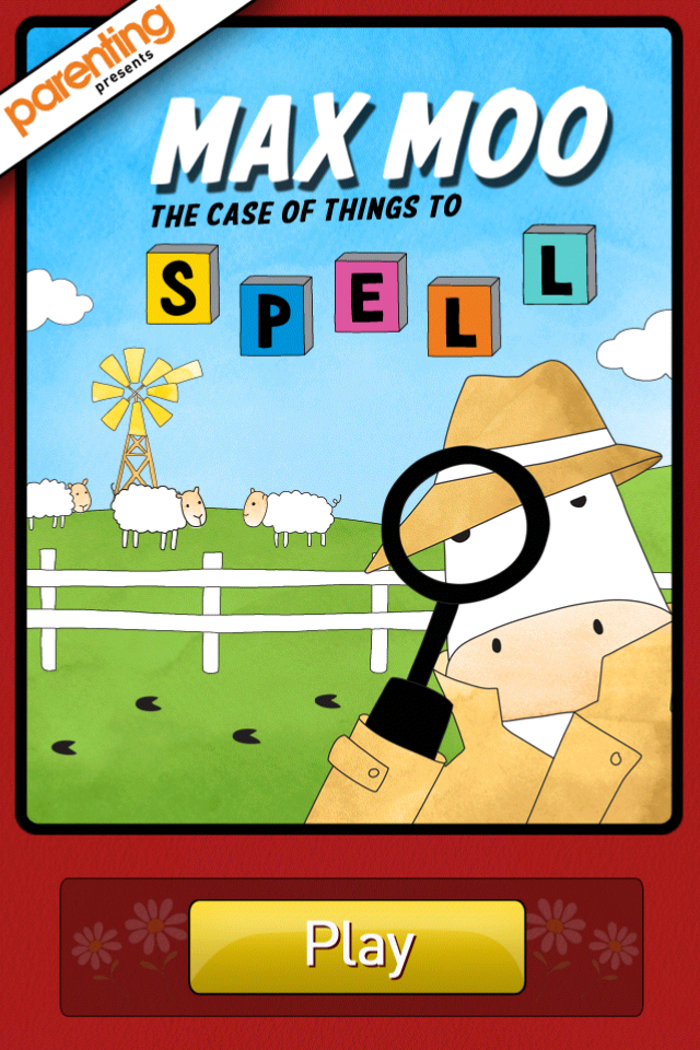 Screenshot Parenting’s Max Moo Spelling Screenshot Parenting’s Max Moo Spelling
